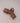 Mocha Bow Hair Clip
